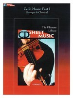 Cello Music: The Ultimate Collection, Part I - Baroque & Classical - Various - Cello CD Sheet Music CD-ROM