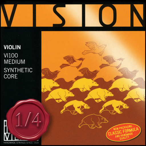 Thomastik Vision Violin D String Medium 1/4