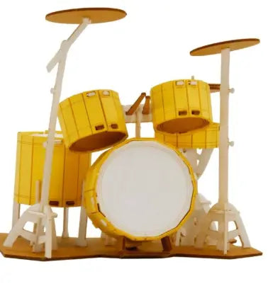 3D Paper Model Drum Set