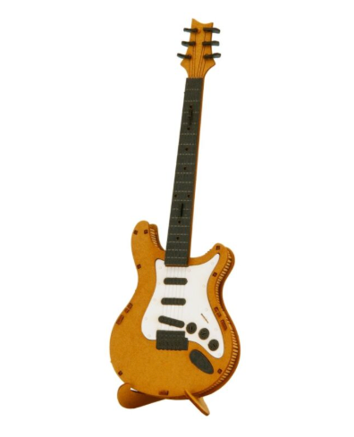 3D Paper Model Electric Guitar