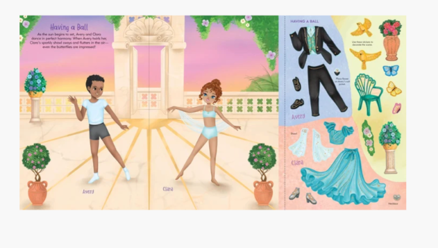 Dancers Sticker Doll Dress-Up Book