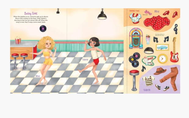 Dancers Sticker Doll Dress-Up Book