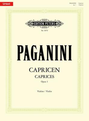 Paganini - 24 Caprices Op1 - Violin Solo Peters EP9979
