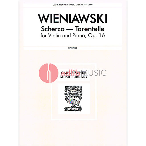Wieniawski - Scherzo-Tarentelle Op16 - Violin/Piano Accompainment Fischer L806