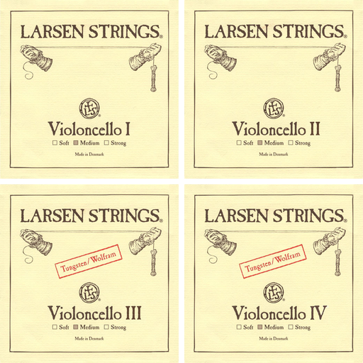 Larsen Original Cello String Set Medium 4/4
