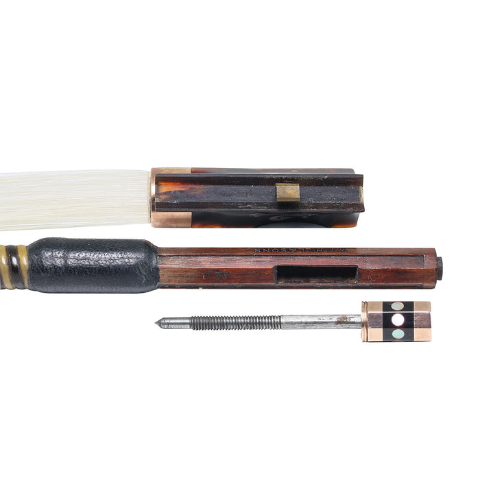 W.E. Hill & Sons Gold Mounted Violin Bow London