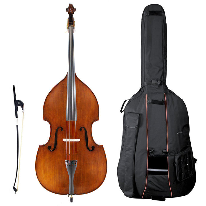 Kreisler #50 Laminated Double Bass Outfit with German Style Bow 3/4