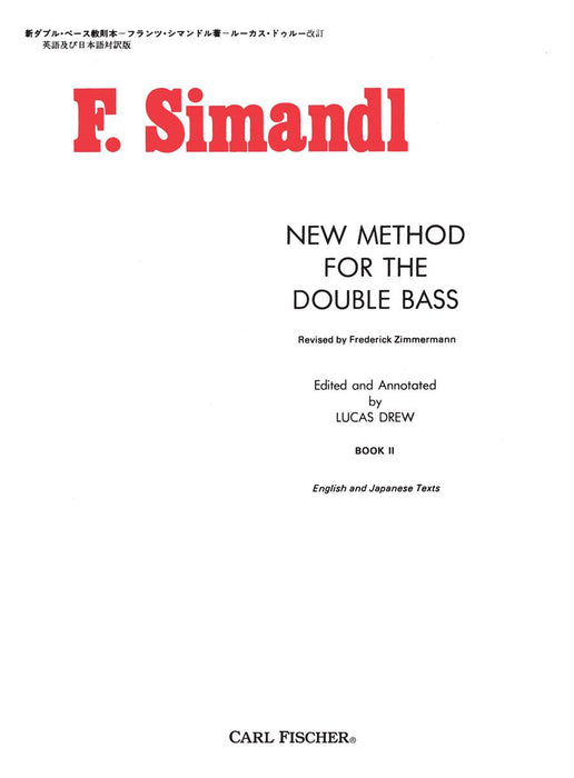 New Method for the Double Bass Bk 2 - Simandl