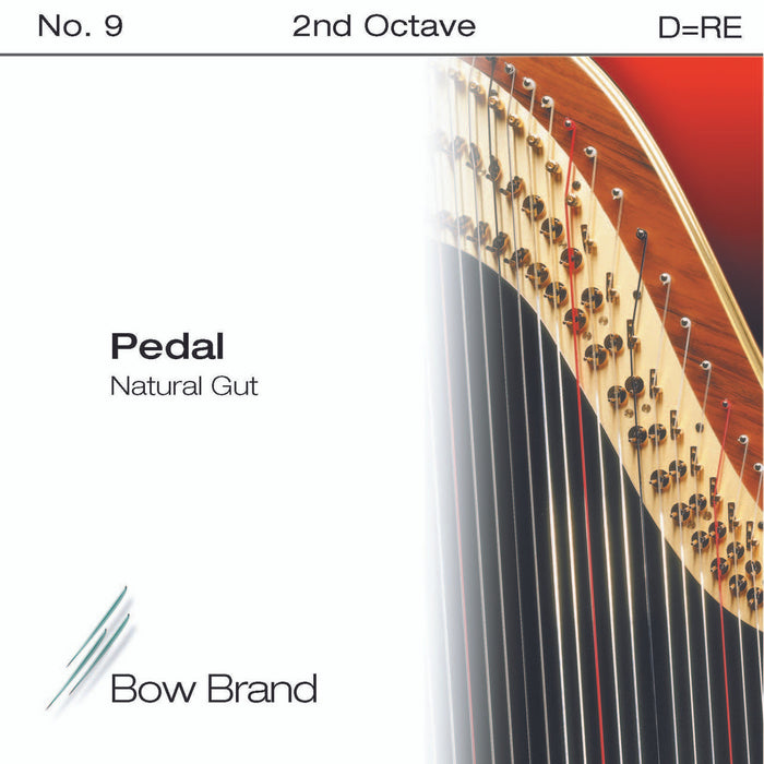 Bow Brand Natural Gut - Pedal Harp String, Octave 2 D