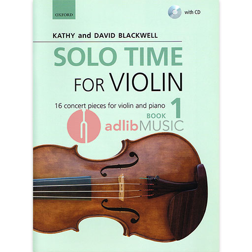 Solo Time Book 1 - Violin/CD by Blackwell Oxford 9780193404793