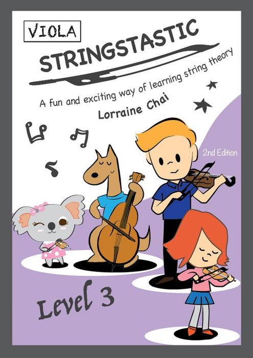 Stringstastic Level 3 Viola - Theory Book for Violists by Lorraine Chai Stringstastic 9780648514404