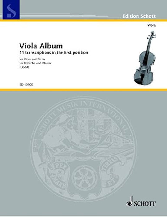 SCHOTT VIOLA ALBUM (VLA/PNO) - VARIOUS - SCHOTT