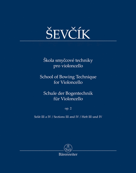 School of Bowing Technique for Cello Op 2 Book 2