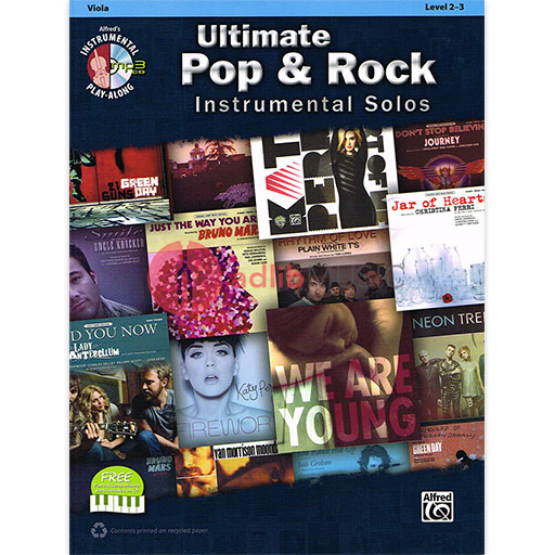 Ultimate Pop & Rock Instrumental Solos - Viola/CD Alfred 40814