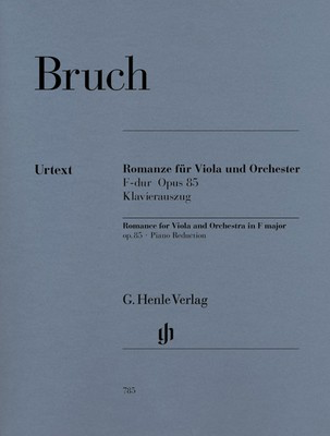 Bruch - Romance Op85 in Fmaj - Viola/Piano Accompaniment Henle HN785