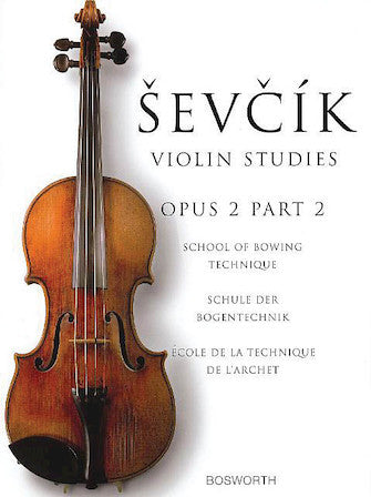 Sevcik - Violin Studies Op2 Volume 2 - Violin Solo Bosworth BOE005051