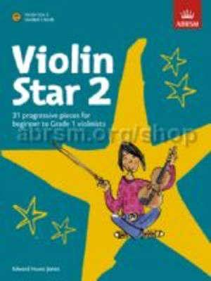 Violin Star Book 2 - Student Violin/CD by Huws Jones ABRSM 9781860969003