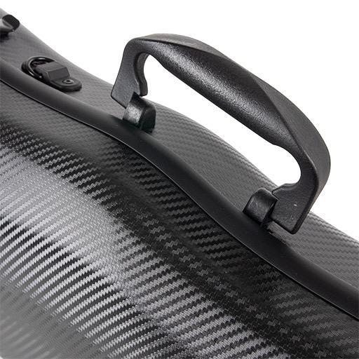 GEWA Pure Polycarbonate 1.8 Shaped Violin Case Black 4/4-3/4