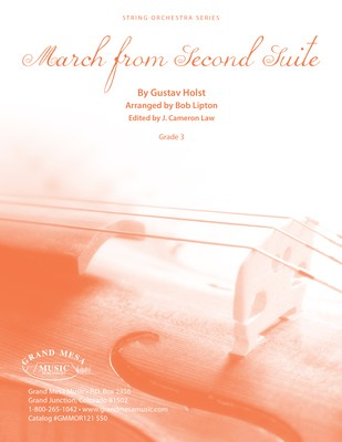 March from Second Suite - Gustav Holst - Bob Lipton Grand Mesa Music Score/Parts