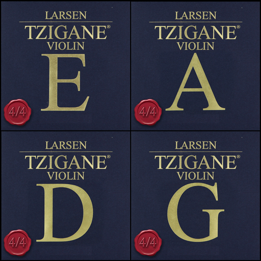Larsen Tzigane Violin String Set Strong (E Ball End) 4/4