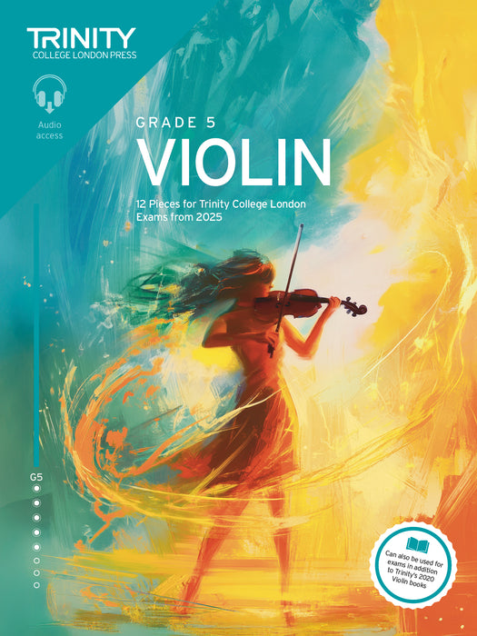 Trinity Violin from 2025 Grade 5 Book with Online Audio