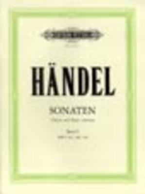 Handel - Sonatas Volume 1 - Violin/Piano Accompaniment - Peters EP4157A