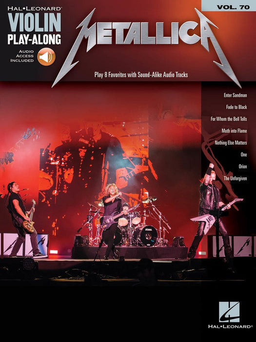Metallica - Violin/Audio Access Online Hal Leonard Violin Play-Along Volume 70 242929