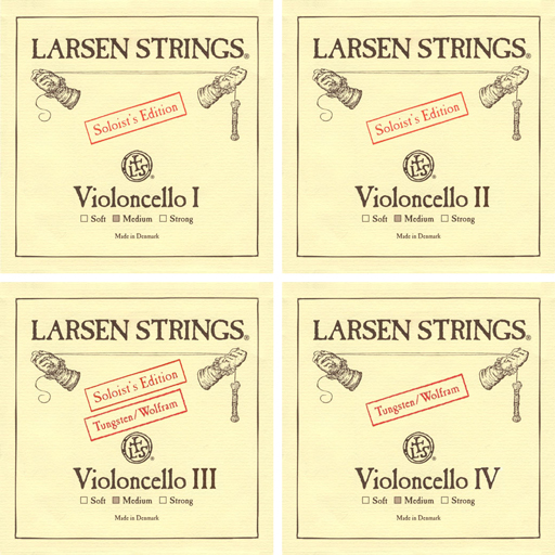 Larsen Original Cello Solo String Medium Set 4/4