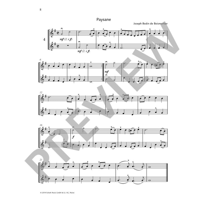 Duets for Fun - 2 Violins arranged by Mohrs Schott ED23342