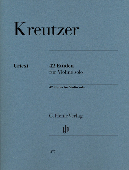 Kreutzer 42 Etudes for Violin Solo