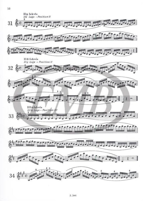 Bloch - Finger Exercises Op16 - Violin Solo EMB Z2441