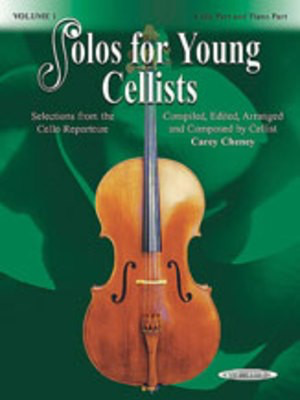 Solos for Young Cellists Volume 1 - Cello/Piano Accompaniment by Cheney Summy Birchard 20810X