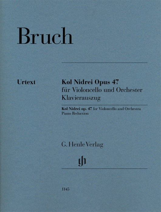 Bruch - Kol Nidrei Op47 - Cello/Piano Accompaniment Henle HN1145