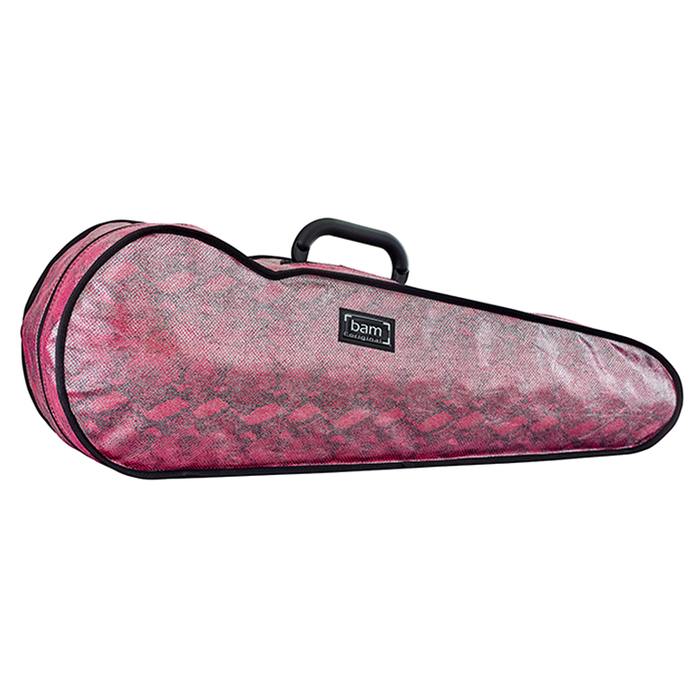 BAM Hoodie for Hightech Contoured Violin Case Pink Snake 4/4