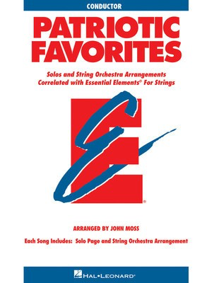 Patriotic Favorites for Strings - John Moss Hal Leonard CD
