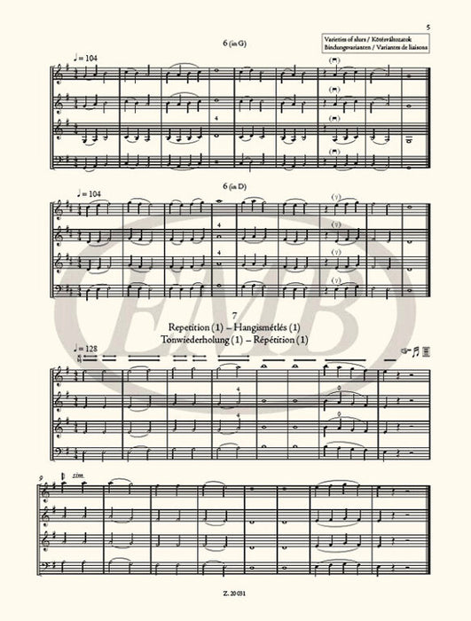 Bartok - The Microcosm of String Ensemble Music Volume 1 - String Orchestra edited by Soos/Borsos EMB Z20031