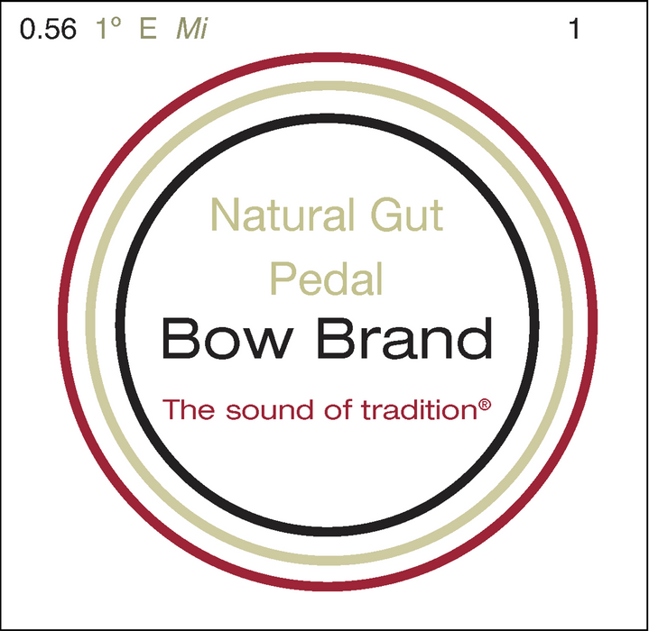 Bow Brand Natural Gut - Pedal Harp String, Octave 1 E