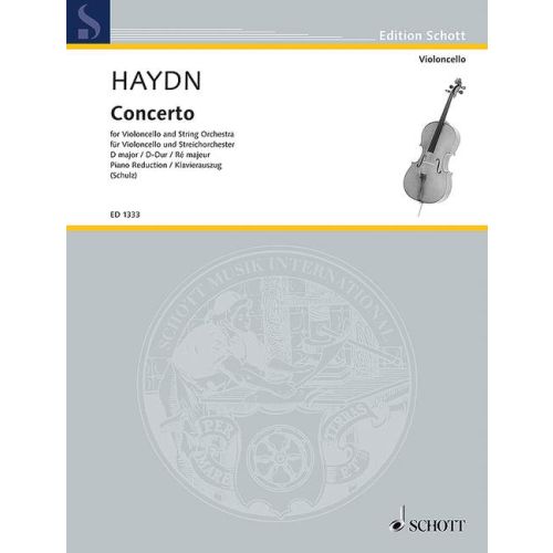 Haydn - Concerto in DMaj HobVIIb:4 - Cello/Piano Accompaniment Schott ED1333