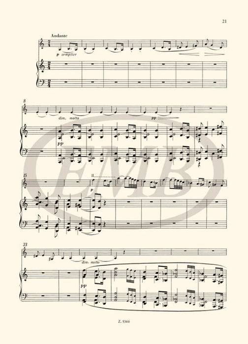 Bartok - Sonata - Violin/Piano Accompaniment edited by Dille EMB Z5366