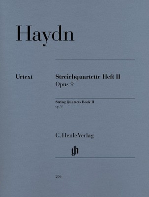 String Quartets Vol. 2 Op. 9 Nos 1-6 - Joseph Haydn - Viola|Cello|Violin G. Henle Verlag String Quartet Parts