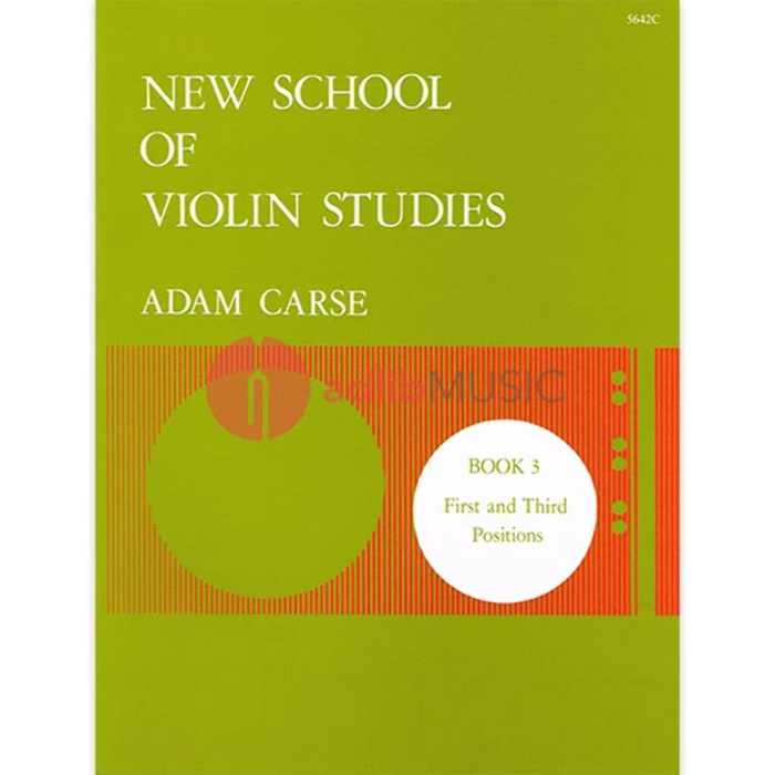 Carse - New School of Violin Studies Book 3 - Violin Stainer & Bell 5642C