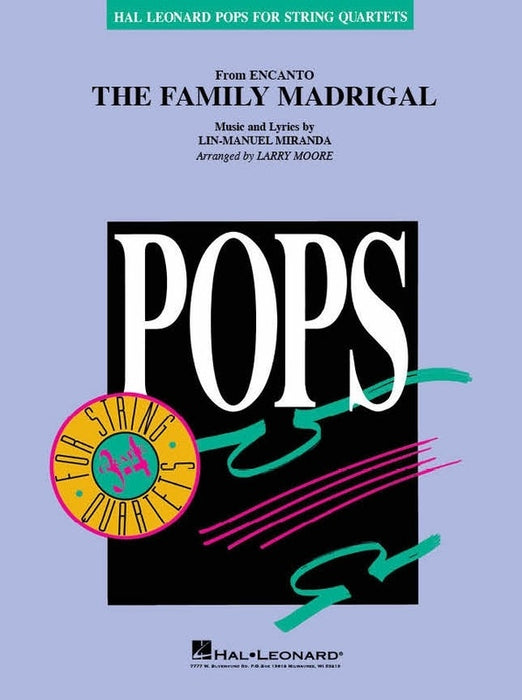 Miranda - The Family Madrigal (from Encanto) - String Quartet Score/Parts arranged by Longfield Hal Leonard 4492861