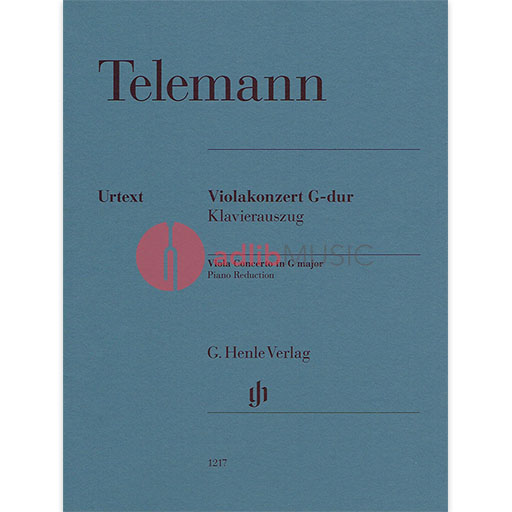 Viola Concerto in G major - Piano reduction - Georg Philipp Telemann - Viola G. Henle Verlag