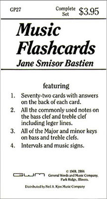 Bastien Flash Cards - by Bastien Kjos GP27