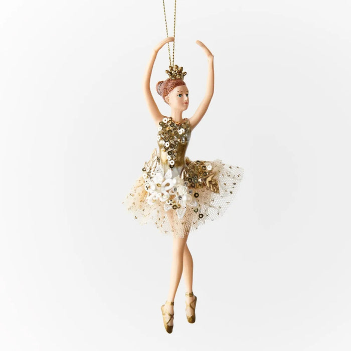 Christmas Decoration Ballet Champagne Ballerina