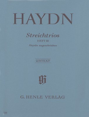 String Trios Vol. 3 - for Violin, Viola and Cello - Joseph Haydn - Viola|Cello|Violin G. Henle Verlag String Trio Parts