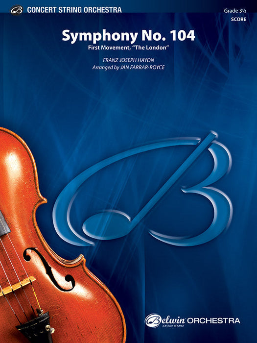 SYMPHONY NO 104 MVT 1 SO GR 3.5 HAYDN FRANZ JOSEPH