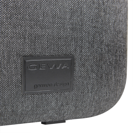 GEWA Bio-S Oblong Violin Case with Sheet Music Pocket Grey/Black