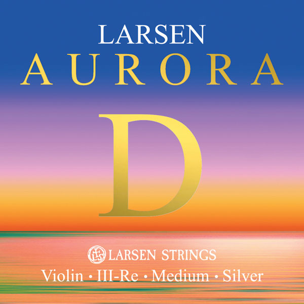 Larsen Aurora Violin D String Silver Medium 4/4