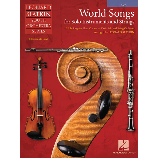 Slatkin - World Songs For Solo & Strings - Double Bass Part  Hal Leonard 4491327